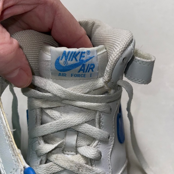 GUC 2003 Vintage Nike Air Force 1 Mid “Baby Blue” Strap - Picture 9 of 13